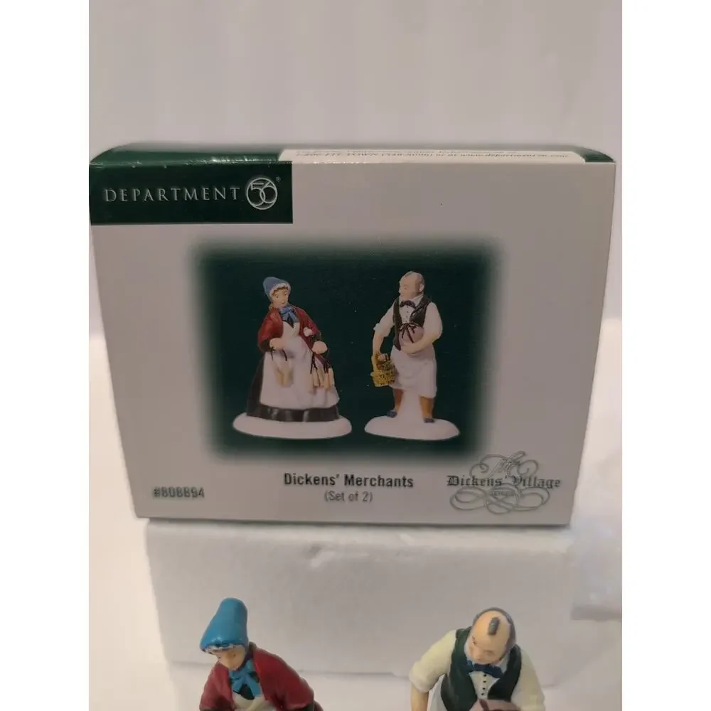 Department 56 Heritage Village Dickens Merchants Figurines Butcher Candlestick 2